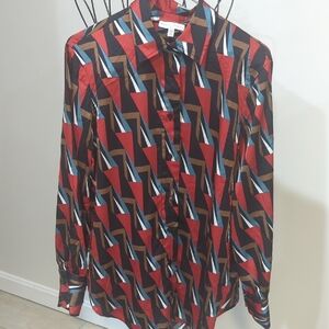 Parisian Geometric Women's Blouse
